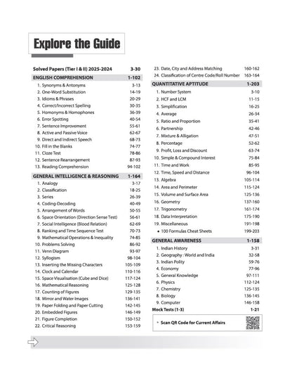 Arihant SSC CHSL (Tier I & II) 2026 | Complete Study Guide with Conceptwise Notes, 3000+ Exam-Centric MCQs, PYQs up to 2025, Time-Saving Tricks & 100 Formula Cheat Sheet | Free Online Tests