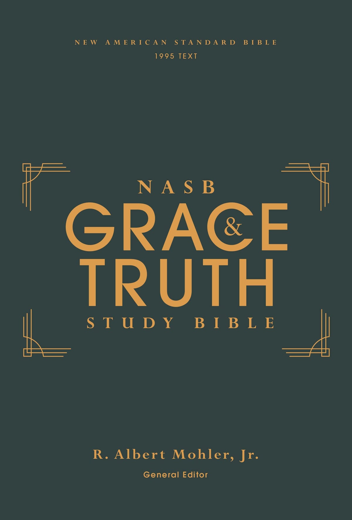 NASB, The Grace and Truth Study Bible, Hardcover, Green, Red book cover