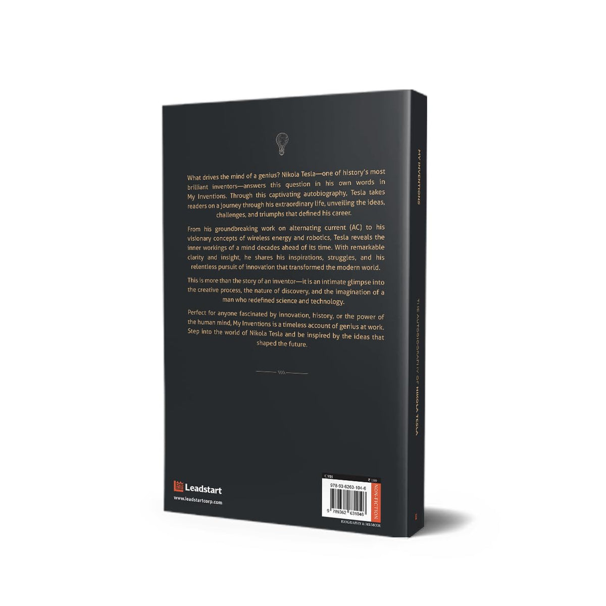My Inventions Autobiography of Nikola Tesla [Premium Paperback] Nikola Tesla Autobiography | Books to Read | Science Books | Physics Books | Autobiography Books | My Inventions Nikola Tesla