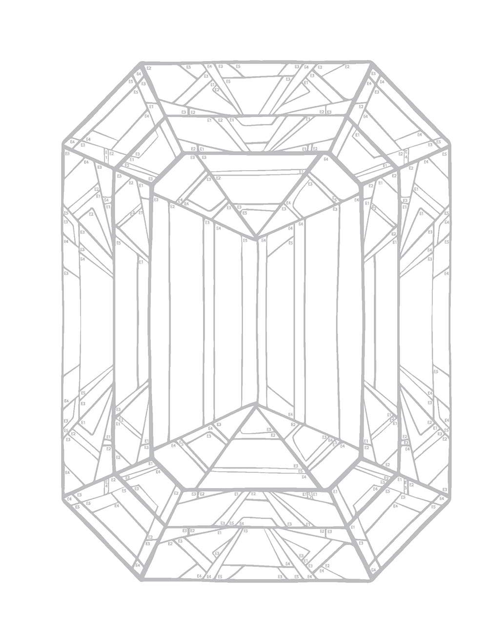 Creative Haven Gemstones Color by Number (Adult Coloring Books: Art & Design)