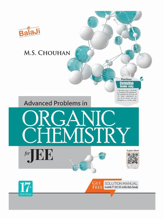 Advanced Problems In Organic Chemistry For JEE With Solution Manual For Examination 2023-2024 