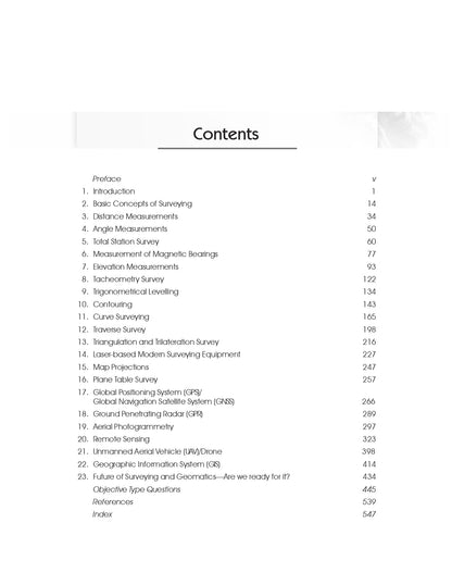 Introduction To Surveying And Geomatics Engineering With Multiple Choice Questions (Pb 2024)