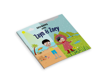 Seasons with Zayn & Zoey - Educational Picture Book for Kids Ages 2-8 - Spring Summer Autumn Winter Weather Nature Story Book Children Learning