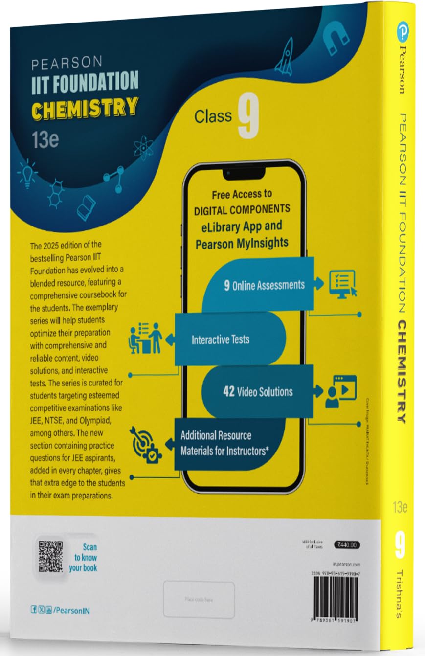 Pearson IIT Foundation Class 9 Chemistry (Old edition)