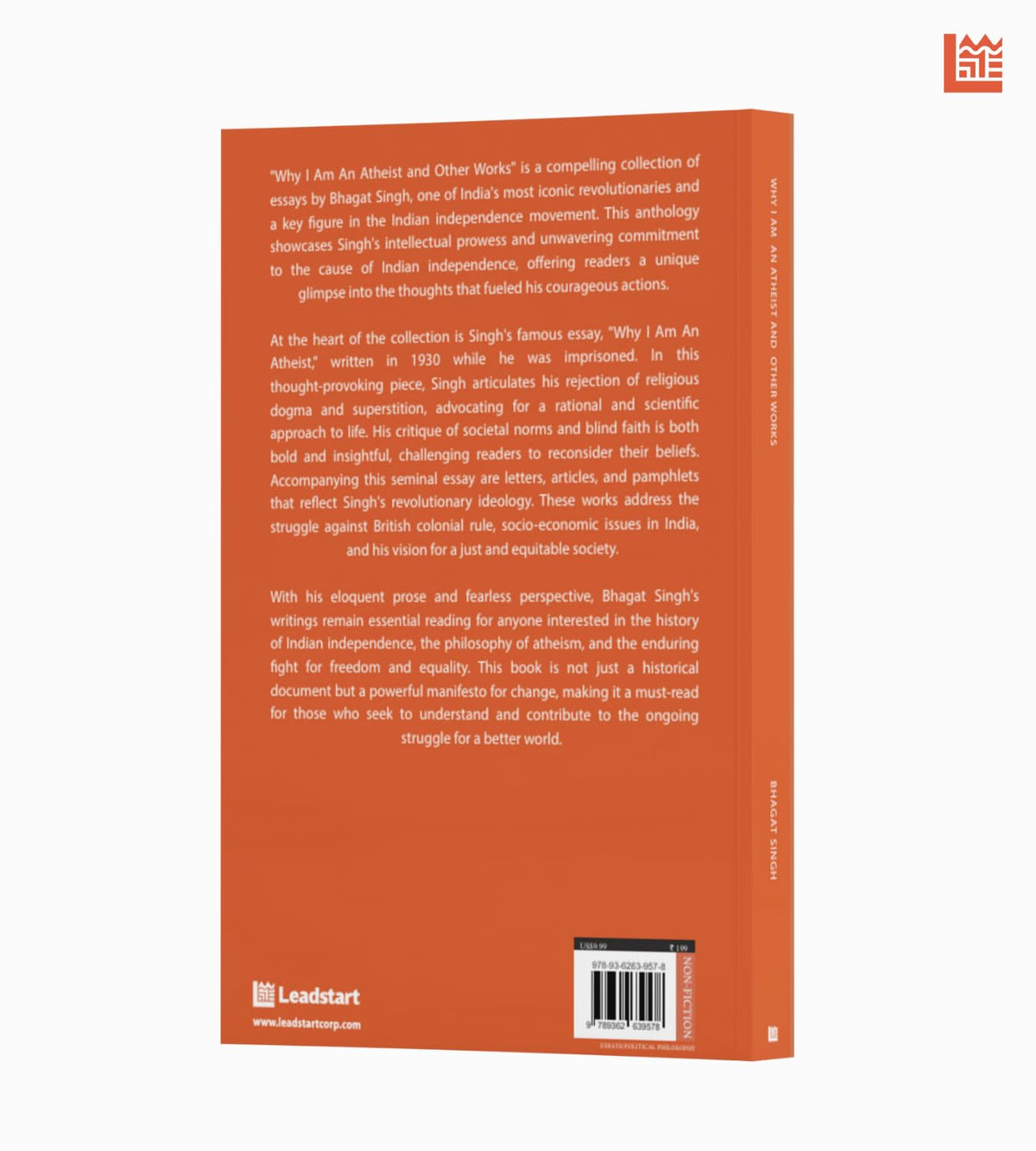 Why I Am an Atheist [Premium Paperback] | Letters & Jail Diary of Bhagat Singh | Revolutionary Writings, Political & Philosophy | Freedom Fighters & History Books| Essays on Atheism |Bhagat Singh Book