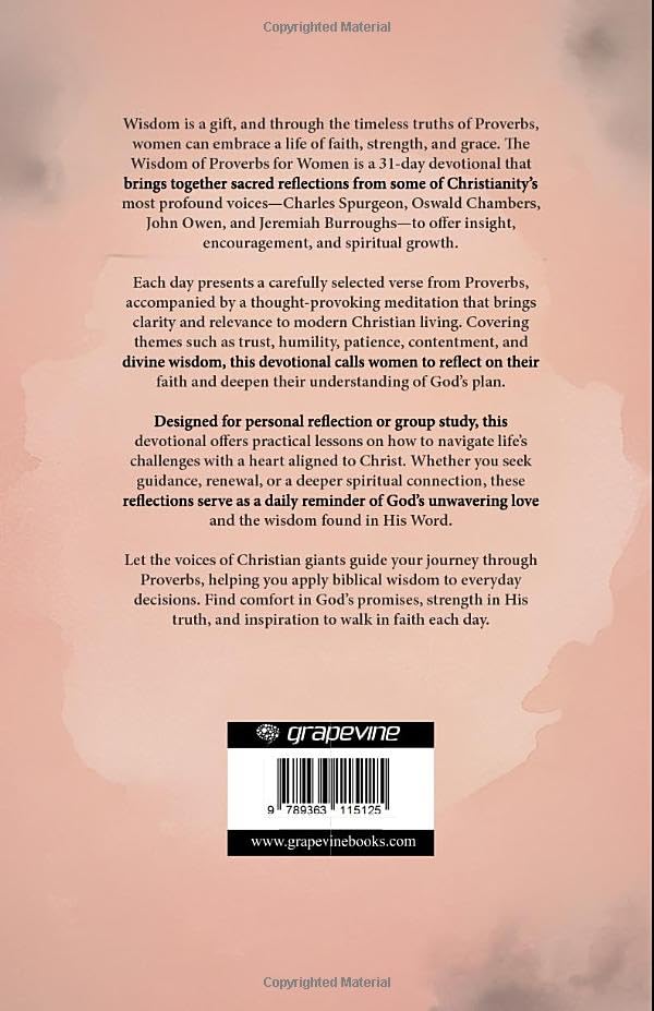 The Wisdom of Proverbs for Women: 31-Day Devotionals of Sacred Reflections from Timeless Christian Writers