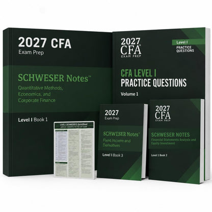 2027 CFA Level 1 study material with 4 Syllabus Guides, 1 Question Banks | cfa level 1 books 2027 - Applicable for 2027 cfa Exams