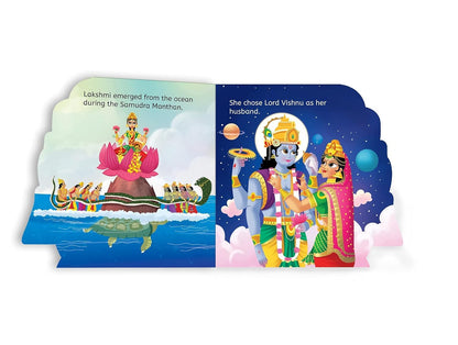 My First Shaped Board Book: Illustrated Goddess Laxmi Hindu Mythology Picture Book for Kids Age 2+ (Indian Gods and Goddesses)