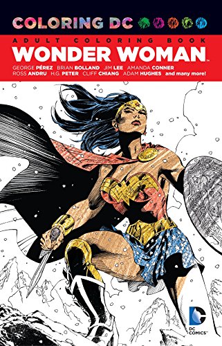 Coloring DC: Wonder Woman book cover