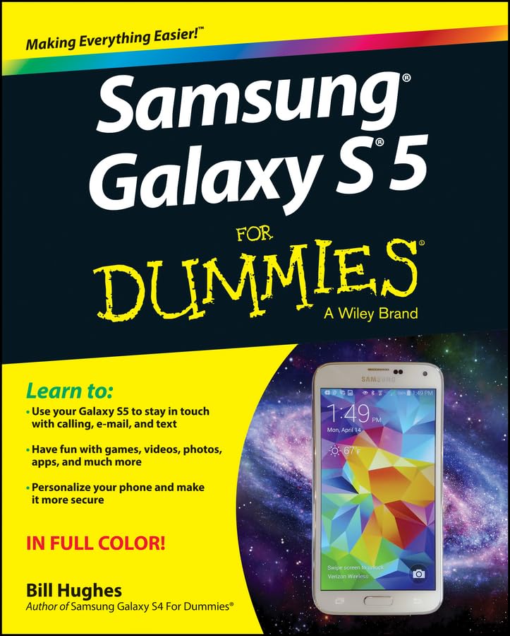 Samsung Galaxy S5 for Dummies book cover