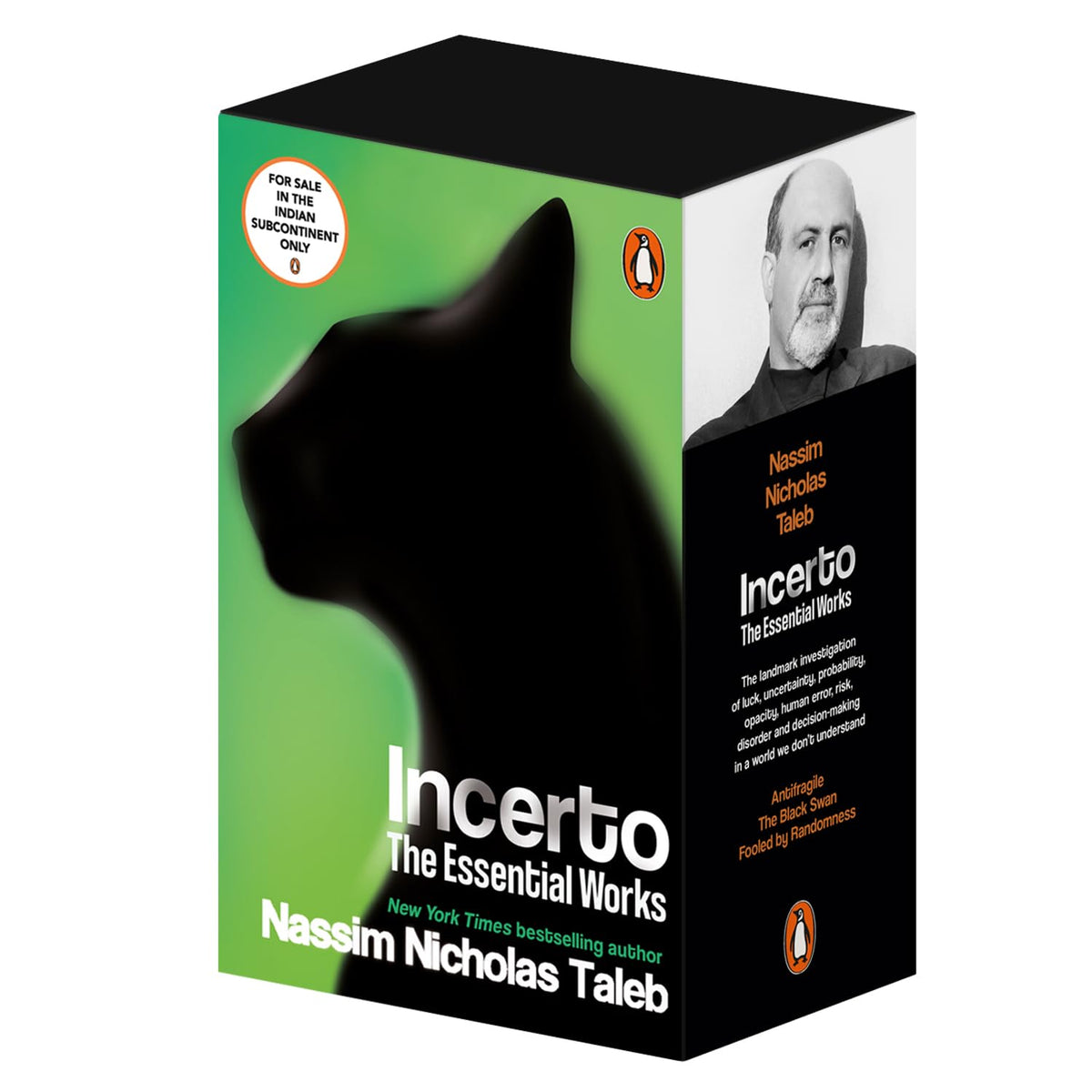 NASSIM NICHOLAS TALEB 3 BOOKS BOXSET: Fooled by Randomness, The Black Swan and Antifragile – Risk, Uncertainty, Decision-Making and Economics