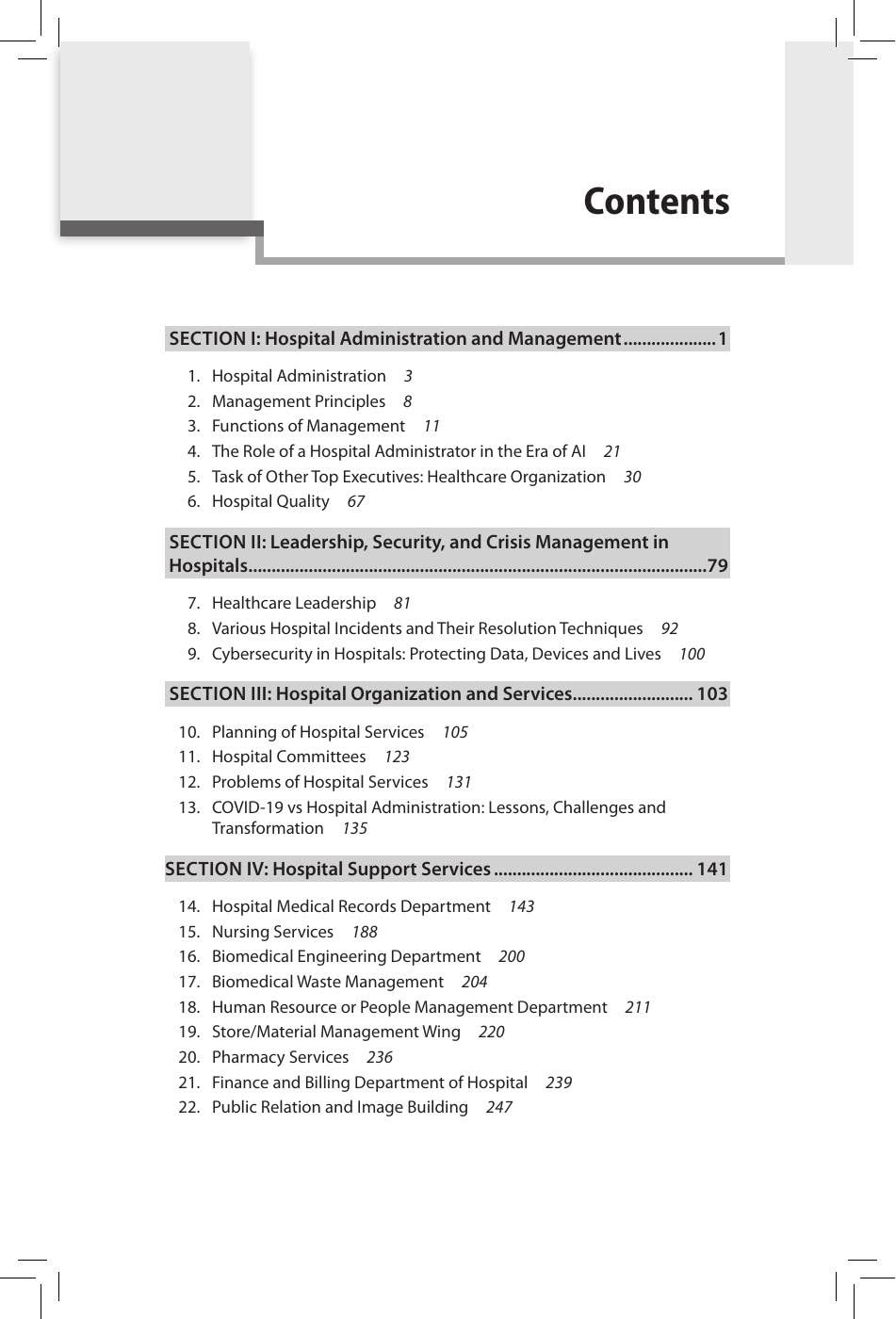Hospital Administration & Management, 4/E for BHA, MHA and MBA Healthcare Students | AI in Healthcare, Hospital Operations, Crisis Management and Support Services Handbook