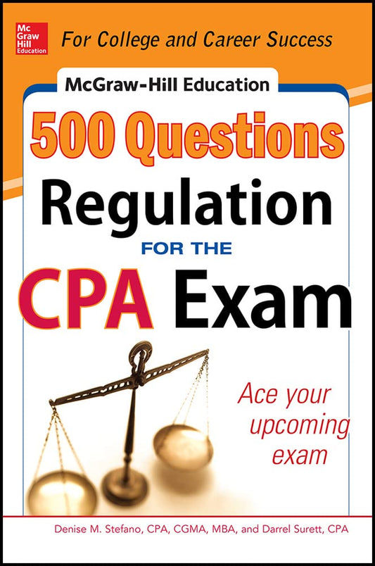 McGraw-Hill 500 Regulation Questions for the CPA Ex book cover