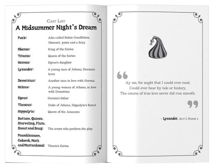 A Midsummer Night's Dream : Shakespeare’s Greatest Stories (Abridged and Illustrated) With Review Questions And An Introduction To The Themes In The Story