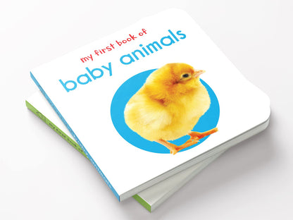 My First Book of Baby Animals | First Animal Board Book for Babies, Toddlers & Preschoolers | Learn About Cute Baby Animals with Bright, Adorable Pictures | Early Learning Book for Kids Ages 0-3 Years