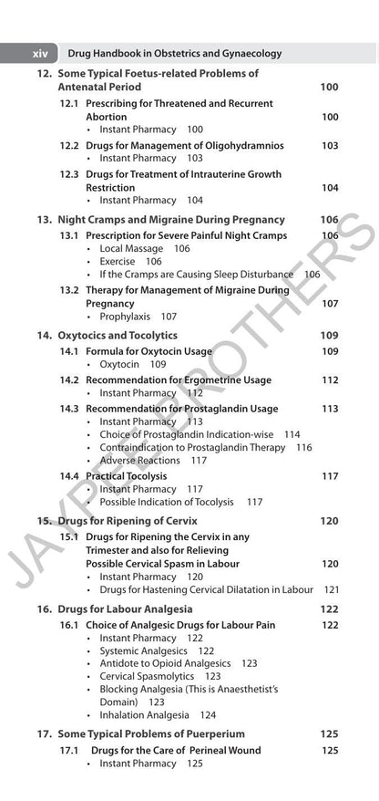 Drug Handbook in Obstetrics and Gynaecology, 4/E for Obstetricians, Gynecologists & OBG Postgraduates | Instant Pharmacy Guide to Pregnancy, Preeclampsia, Labour and Menopause Drug Therapy
