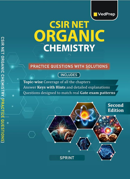 VedPrep CSIR NET Chemical Science Practice questions with deatiled Explanations Books Set, Inorganic, Organic and Physical Chemistry (3 Books)