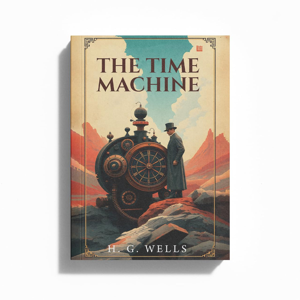 The Time Machine By H G Wells [Premium Paperback] Fiction books | Classic Literature Books & Novels | Science fiction books for teenagers | Classic books | English Novels | Story books for kids 12-15