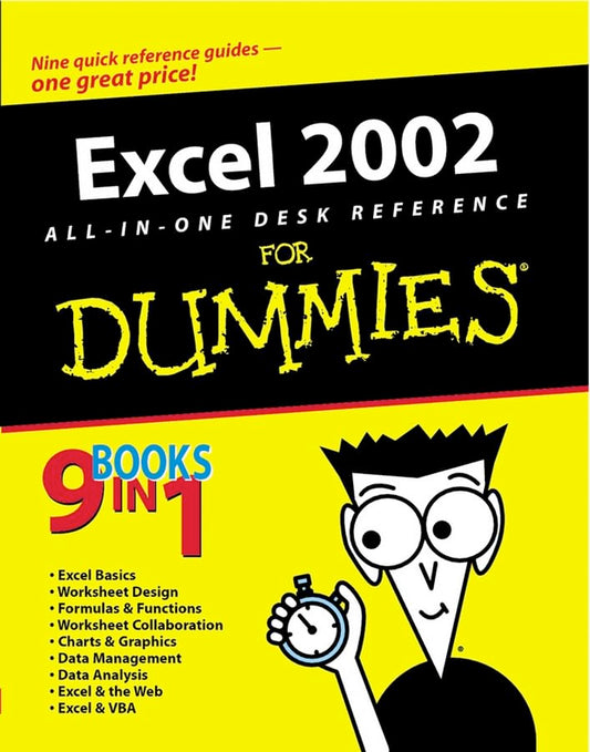 Excel 2002 All–in–One Desk Reference For Dummies®
