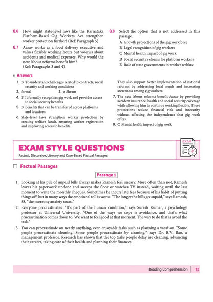 Arihant All in One English Core Class 12 for CBSE Exam 2026-27 | NCERT Based Complete Theory, Practice Exercises, CBQs, A-R, Sample Papers & Mind Maps | Revised Edition as per Latest Syllabus