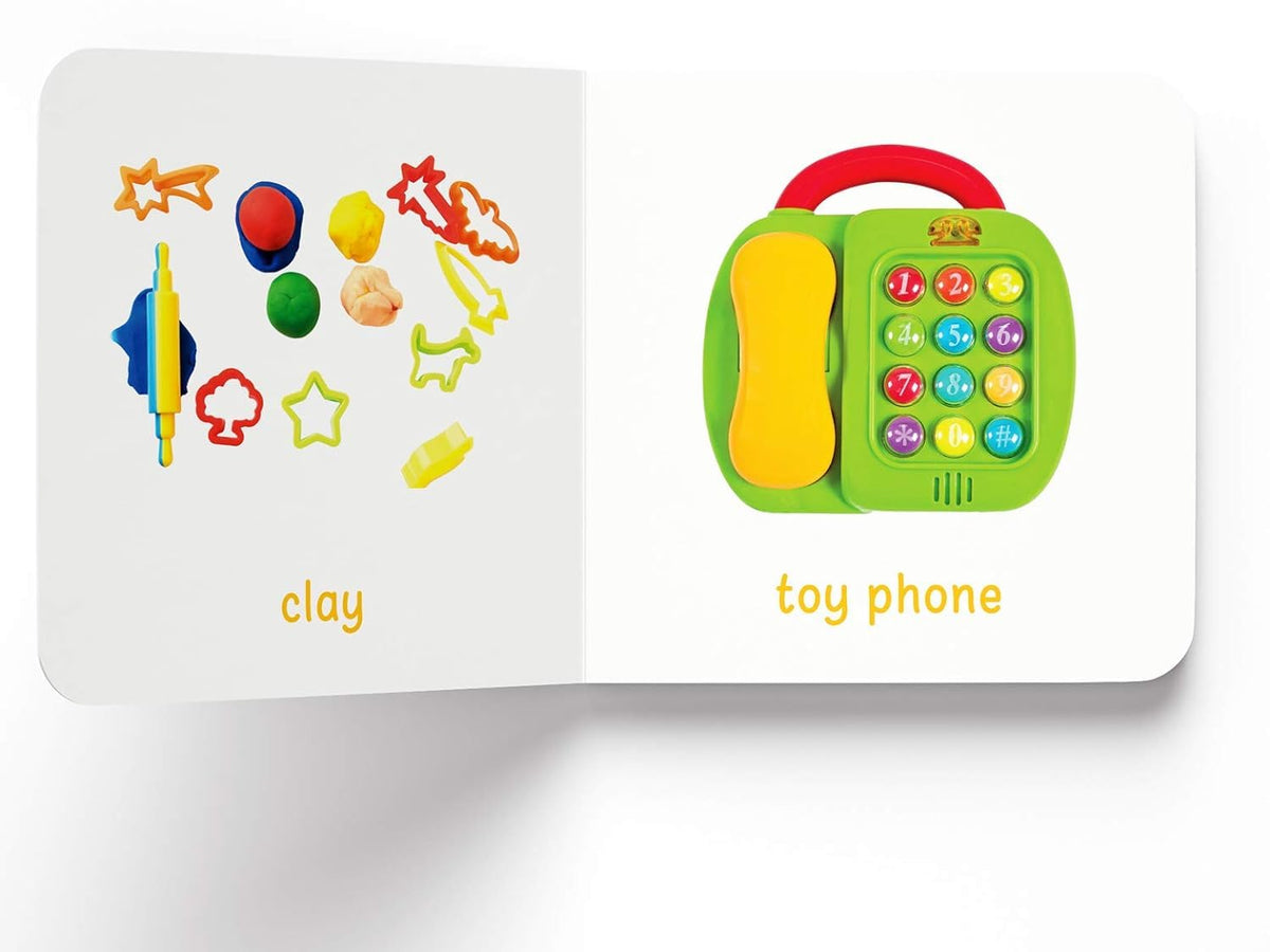 My First Book of Toys | First Toy Board Book for Babies, Toddlers & Preschoolers | Learn About Common Toys with Bright, Colorful Pictures | Early Learning Book for Kids Ages 0-3 Years