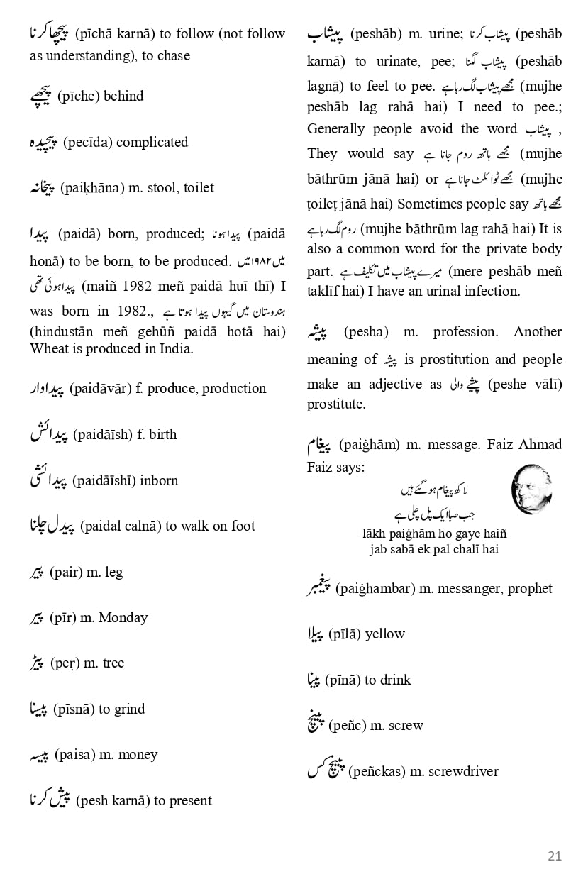 Urdu Dictionary for Beginners