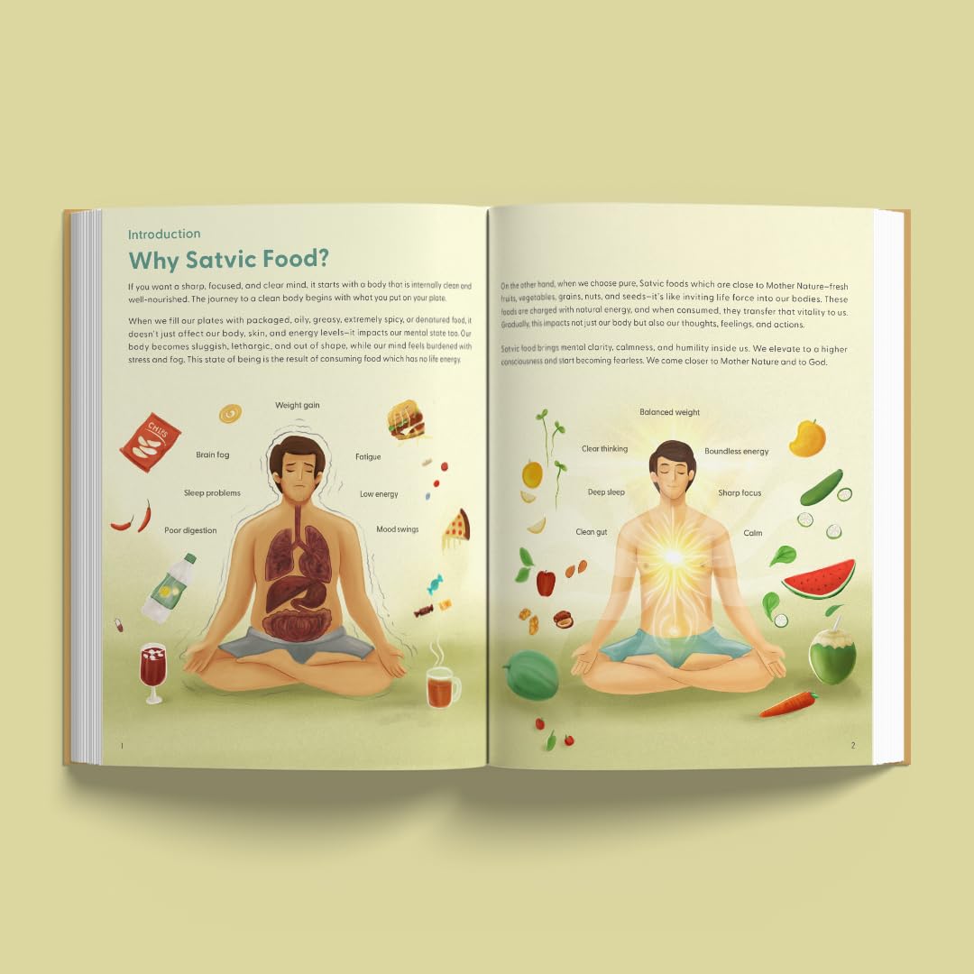 Quick & Easy Food Book | Satvic Movement | Quick Satvic Recipes: 45 Plant-Based, Oil-Free, Natural Recipes for a Healthy Lifestyle
