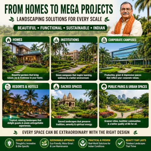 Landscaping in India: Garden Design, Plant Selection, Palm Trees & Sustainable Gardening Guide Dinesh Chandra Rawat (Landscaping Expertise)