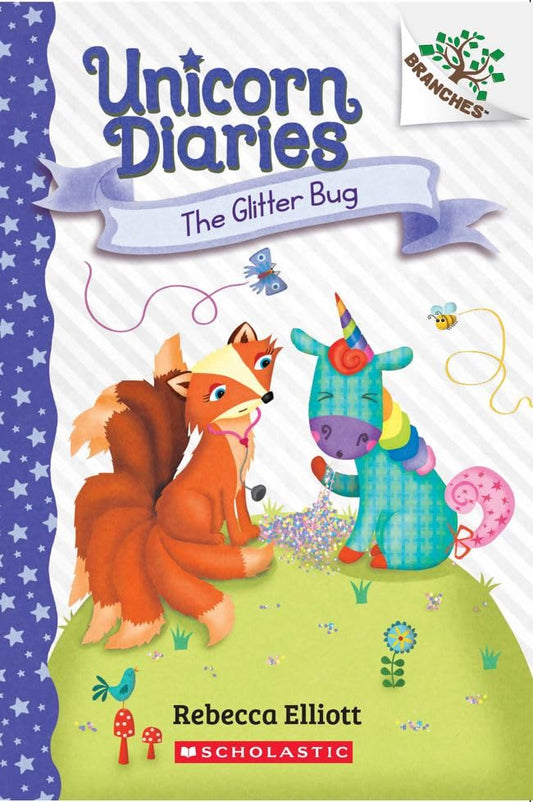 Unicorn Diaries #9: The Glitter Bug (A Branches Book) book cover