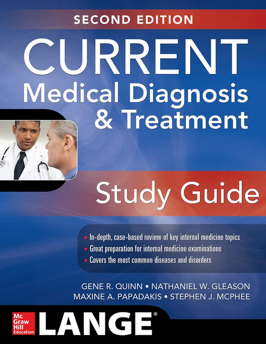 CURRENT Medical Diagnosis and Treatment Study Guide, 2E (Medical/Denistry book cover