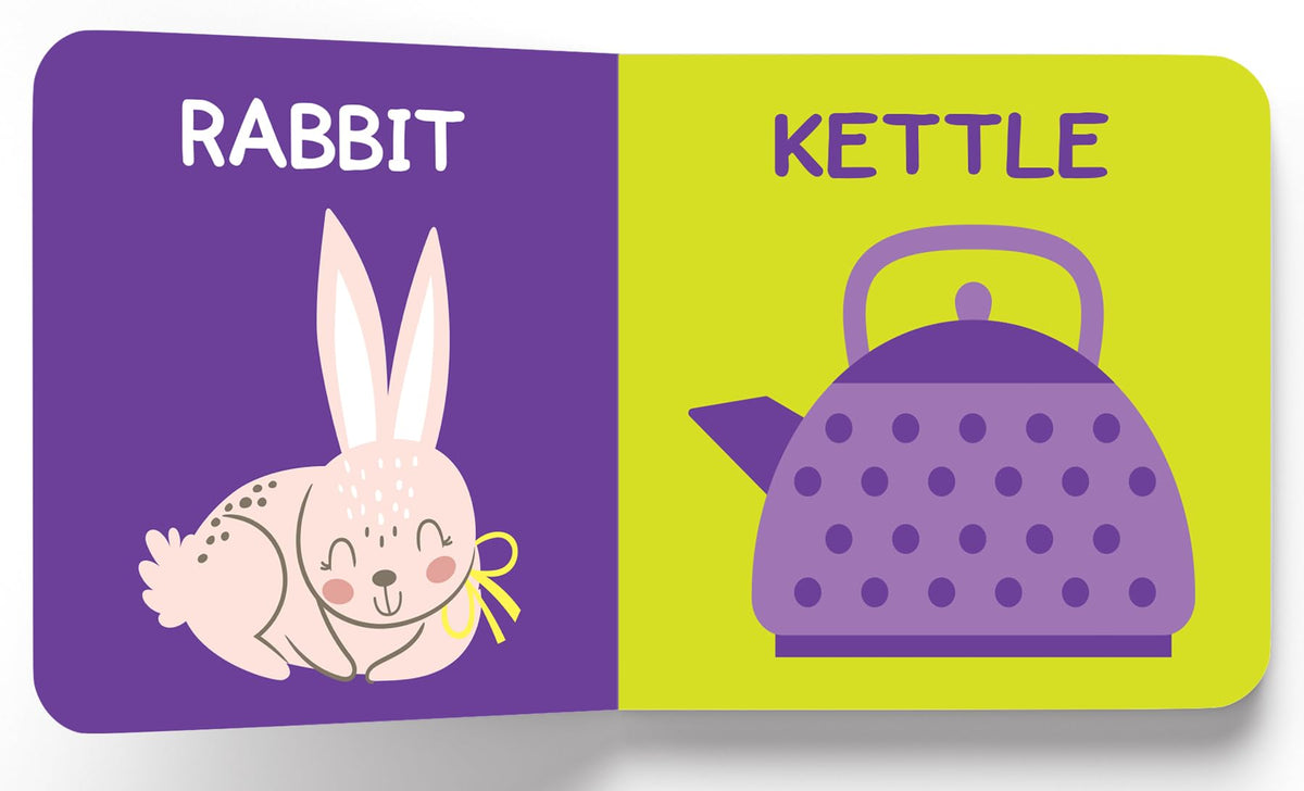 My First Words – Mini Early Learning Board Book | Discover First Words with Bright Pictures of Everyday Objects, Animals & Food | Durable Pocket-Sized ... (Ages 1–3 Years) (My First Early Learning)