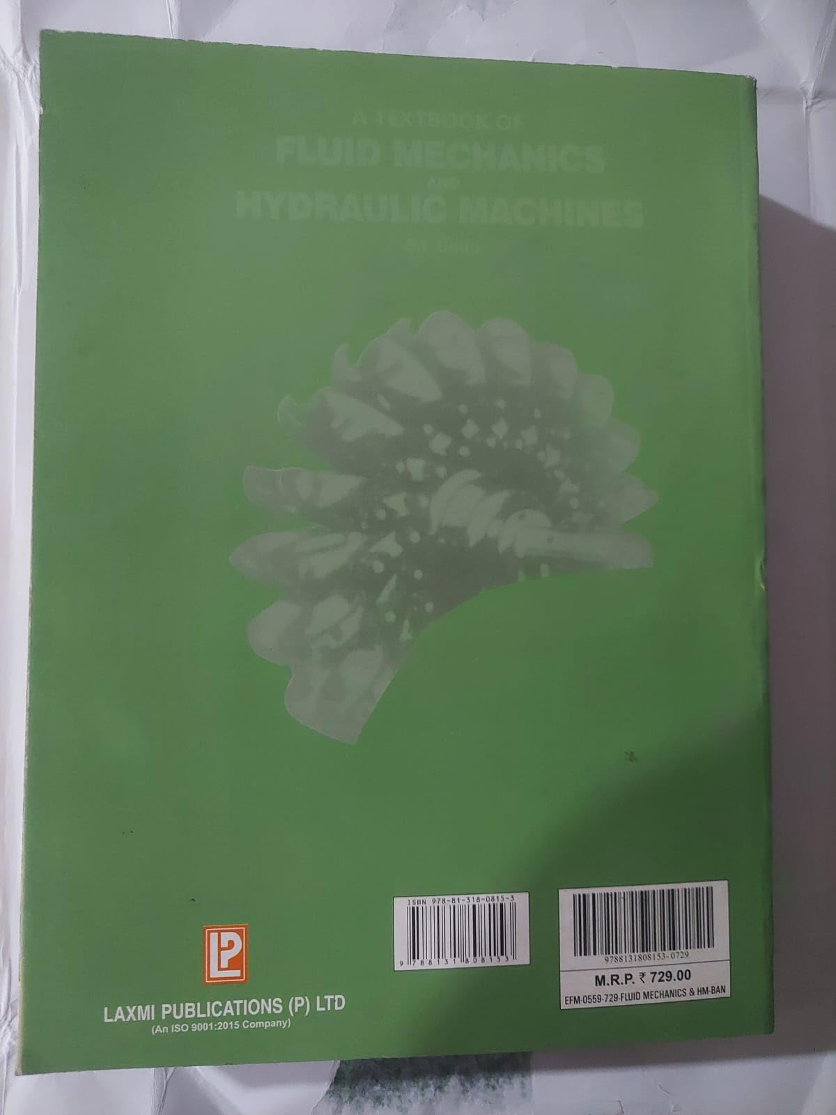 Fluid mechanics and hydraulic machines