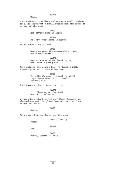 The Last of Us: Part I and Part II Scripts
