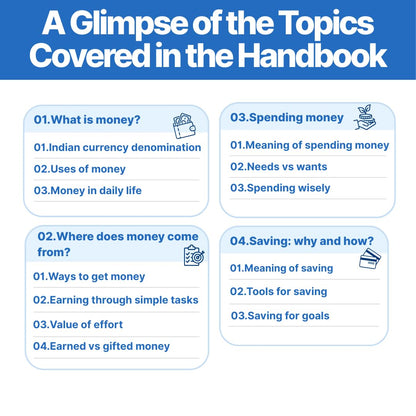 Personal Finance Handbook for Grade 1 to 2: Easy Finance Book for Kids Early Financial Literacy and Basic Money Management Skills for Young Learners