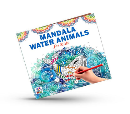 Mandala Sea Animals Art Coloring Book for Kids | 30 Ocean-Themed Mandala Designs to Enhance Art Coloring, Drawing & Focus | High Quality Premium Paper | Perfect Gift for Children & Teens