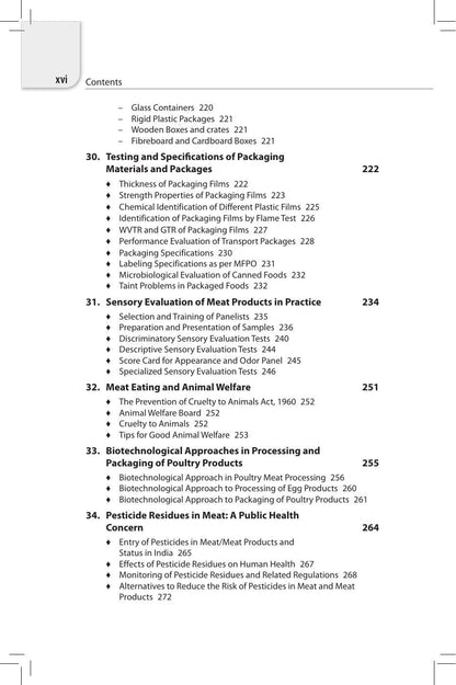 OUTLINES OF MEAT SCIENCE & TECHNOLOGY