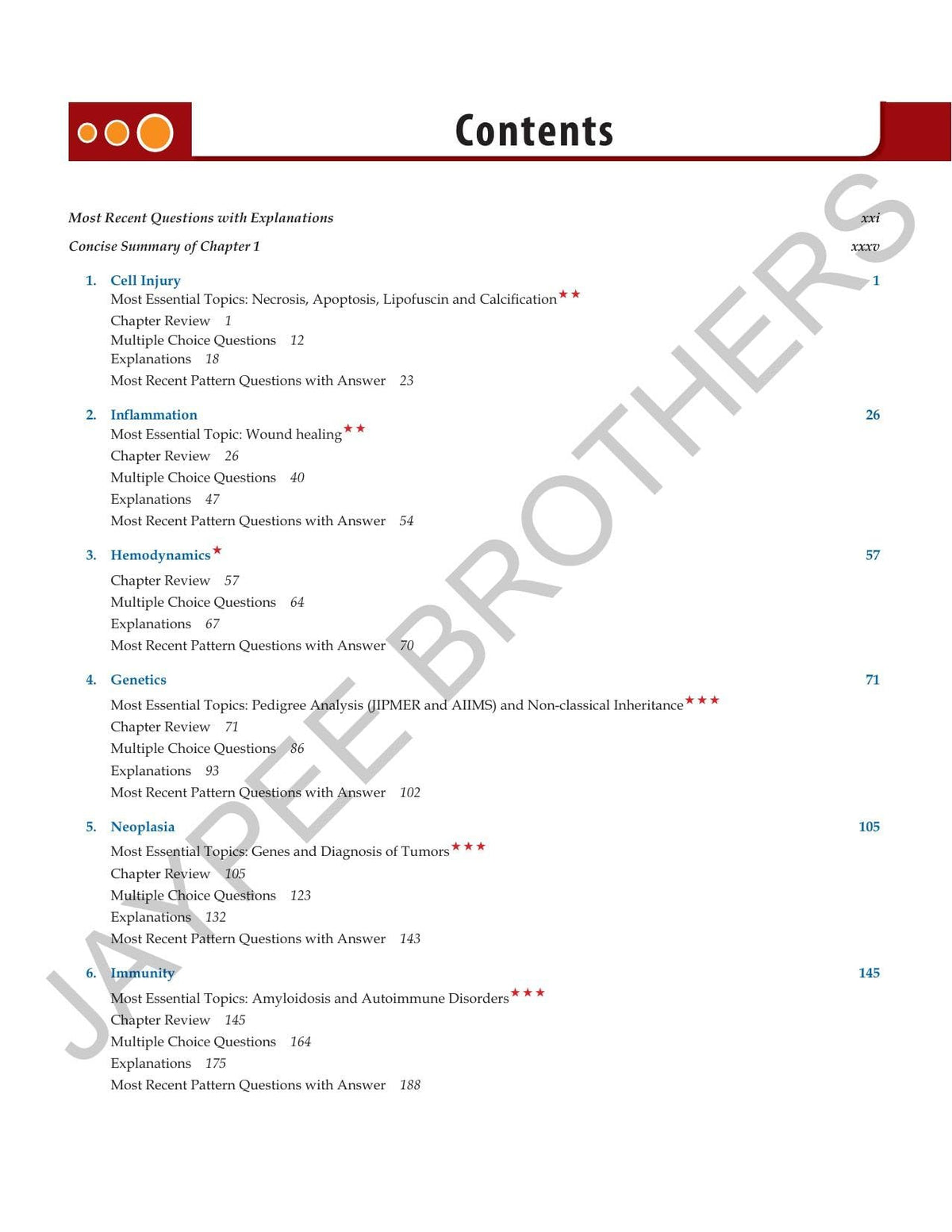 Review of Pathology and Genetics, 14/E for NEET PG, INI-CET and FMGE Aspirants | Chapterwise Solved MCQs, Golden Points and Mnemonics for PG Entrance Exam Revision