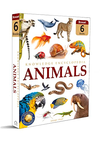 Animals - Collection of 6 Books : Knowledge Encyclopedia For Children (Box Set) book cover