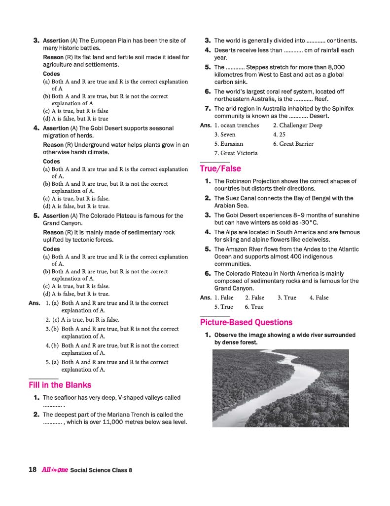 Arihant All in One Social Science Exploring Society : India and Beyond (Part II ) Class 8 for CBSE Exam 2026-27 | NCERT Based Complete Theory, Practice Exercises & Mind Maps | Revised Edition