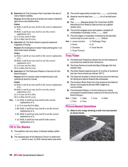Arihant All in One Social Science Exploring Society : India and Beyond (Part II ) Class 8 for CBSE Exam 2026-27 | NCERT Based Complete Theory, Practice Exercises & Mind Maps | Revised Edition