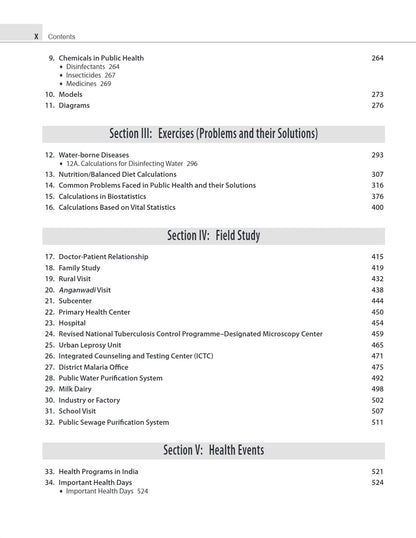 Essentials of Community Medicine Practicals, 5/E for MBBS Students | PSM Practical Manual with Case Studies, Spotters, Field Visits, Viva Q&A and MCQs as per NMC CBME: 1