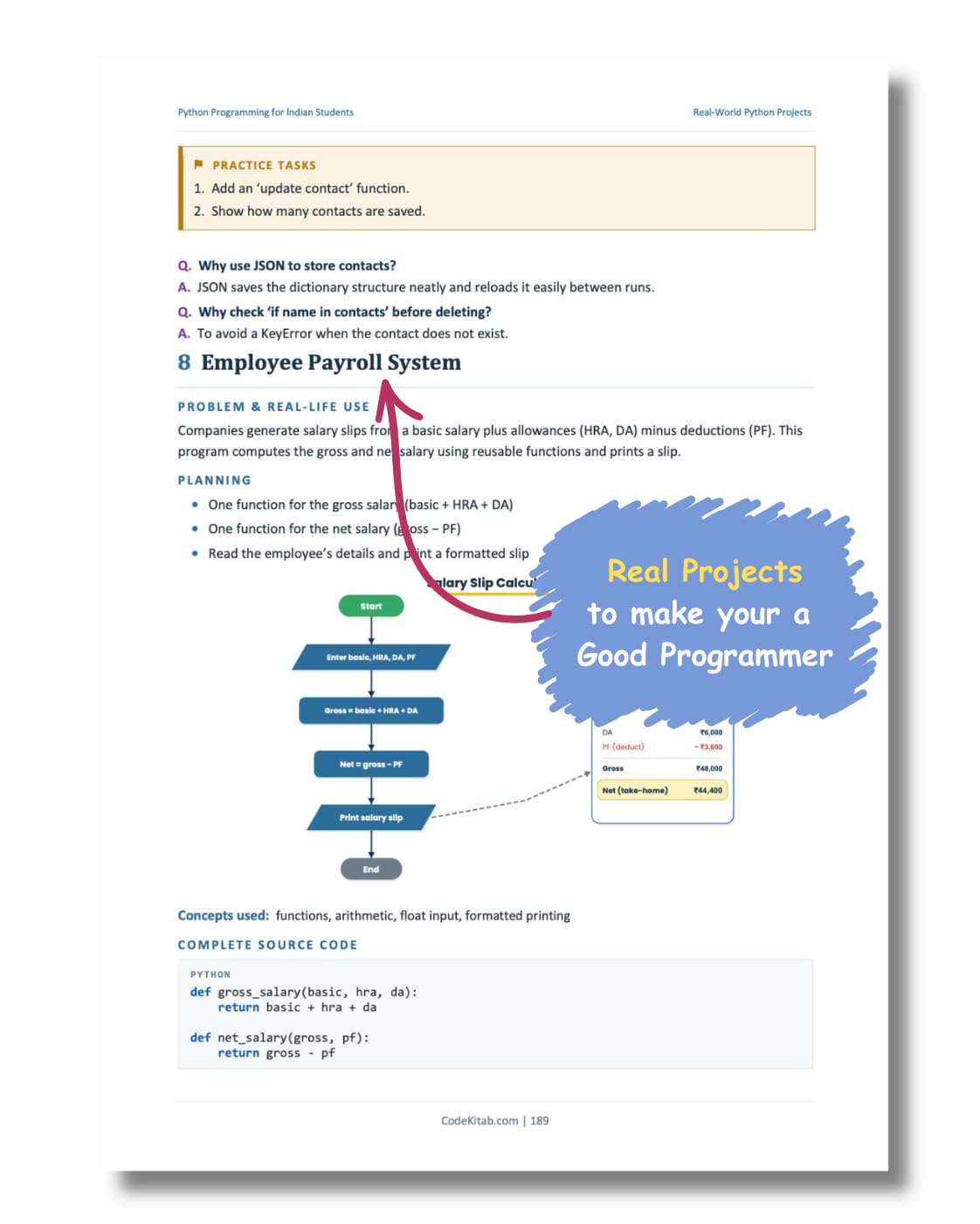 Python Programming for Indian Students: Learn Python Step by Step with Real Indian Examples, Hands-On Practice, Mini Projects & Placement Preparation