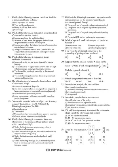 Arihant CUET PG Economics 2027 | Chapterwise Notes & Question Bank | 1500+ Exam Pattern MCQs | 5 Final Drills | CUET PG 2026 Solved Paper | Based on NTA Test Pattern
