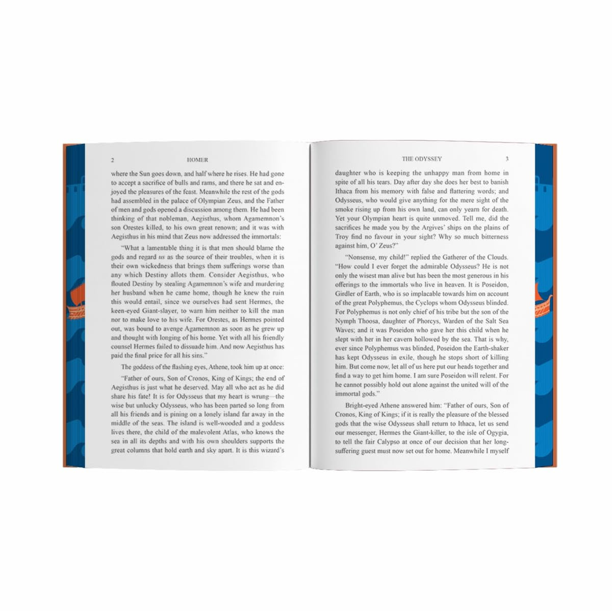 The Odyssey by Homer : Wilco Classics Sprayed Edge Premium Hardback Edition