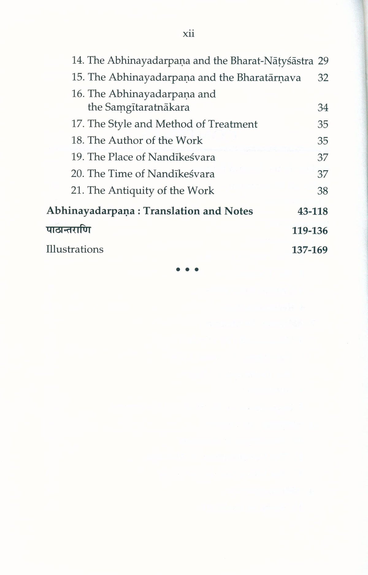 Nandikeshvara's ABHINAYADARPANAM : A Manual of Gesture and Posture used in Hindu Dance and Drama