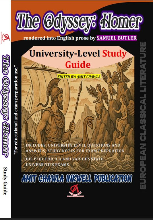 EUROPEAN CLASSICAL LITERATURE BA ENGLISH HONS. 1ST YEAR SEMESTER 1 DELHI UNIV. | THE ODYSSEY BY HOMER | STUDY GUIDE BY AMIT CHAWLA