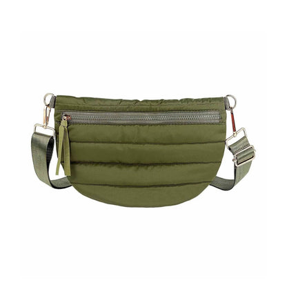 Puffy Crossbody Bag Padded Puffer Lattice Bags for Women Quilted Trendy Shoulder Bag Casual Padding Purse