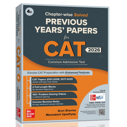 Arun Sharma CAT 17 Years Topic-wise Solved Previous Years Questions, 4e (2001-2008 & 2017-2025) - Quant, VARC & DILR | 100+ Problem Solving Videos | CAT Preparation PYQs 2026