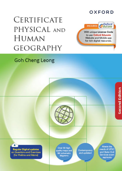 Certificate Physical and Human Geography by G.C. Leong | Complete Geography Book for UPSC, SSC, State PCS & Competitive Exams | Latest 2026–27 Edition