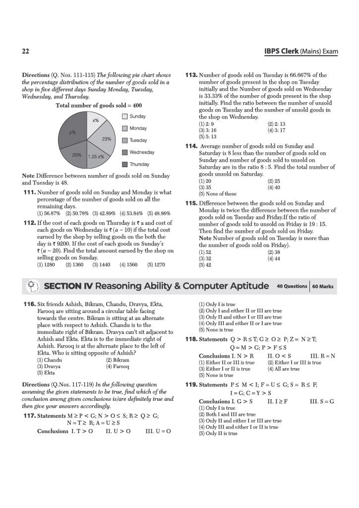 Arihant IBPS Clerk Exam 2026 | 20 Solved Papers for Prelims & Mains | Based on Latest Exam Pattern | Smart Strategy & Alternate Methods | Chapterwise Questions with Difficulty Levels
